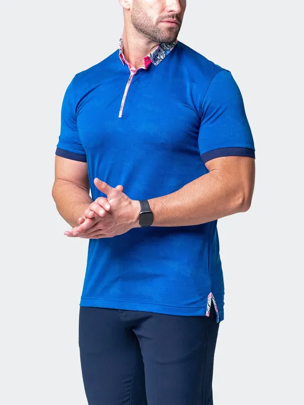 Maceoo Short-Sleeve Polos | Polo Mozarttazo Blue