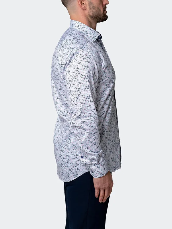 Maceoo Stretch Shirt | Fibonacci Mercedes Pink