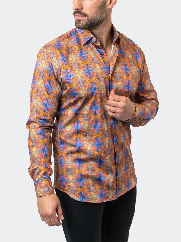 Maceoo Stretch Shirt | Fibonacci StretchCrossTile Multi