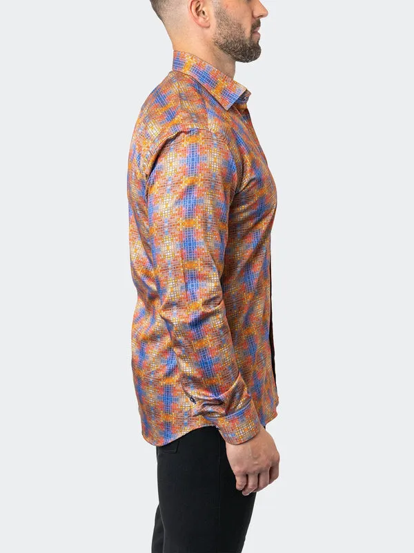 Maceoo Stretch Shirt | Fibonacci StretchCrossTile Multi