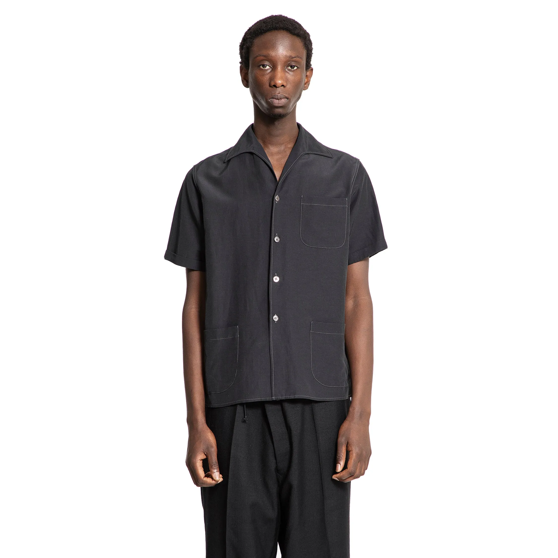 MAISON MARGIELA MAN BLACK SHIRTS