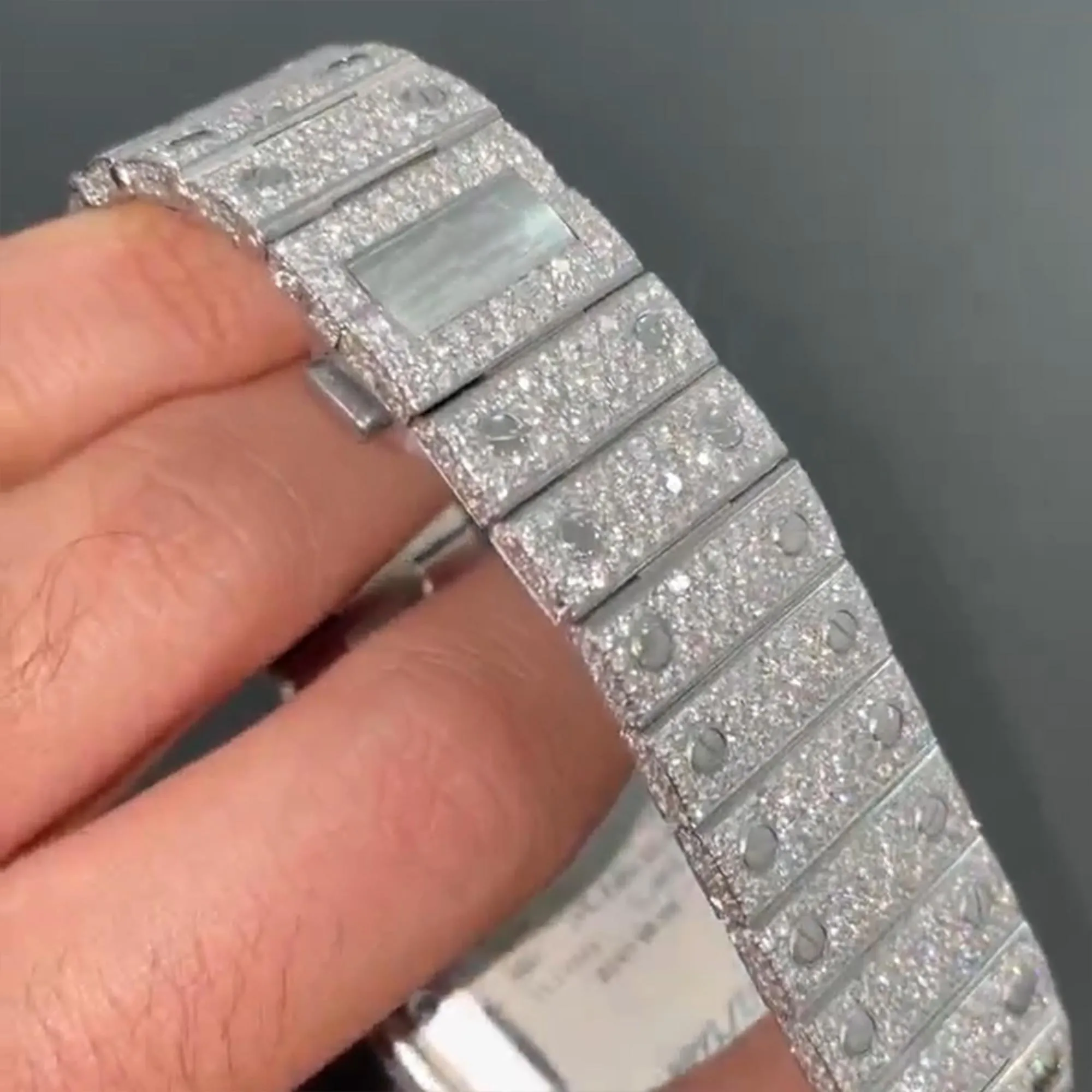 Moissanite watch | diamond watch | iced out watch