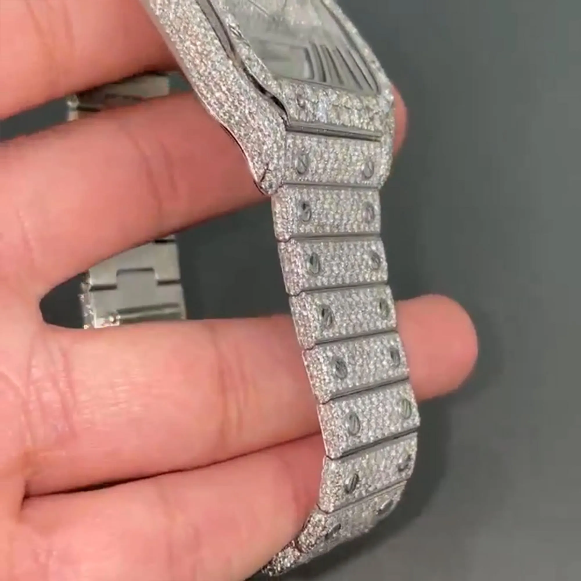 Moissanite watch | diamond watch | iced out watch