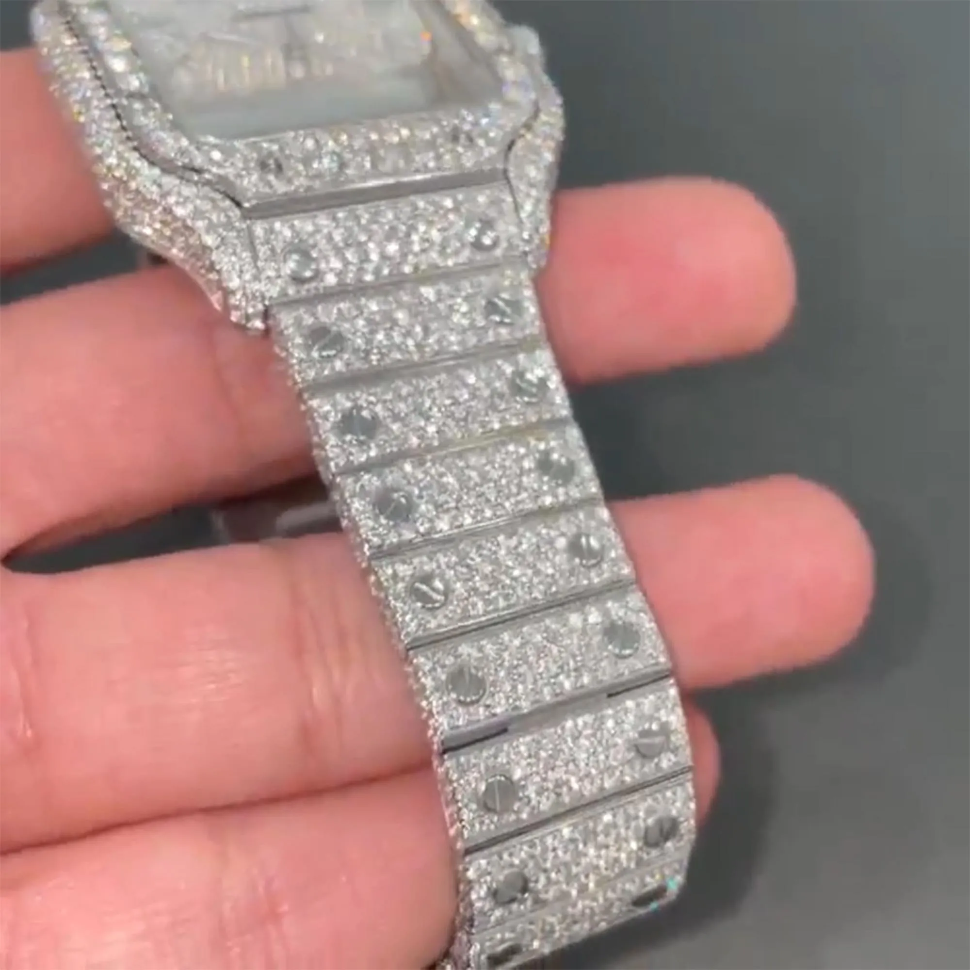 Moissanite watch | diamond watch | iced out watch