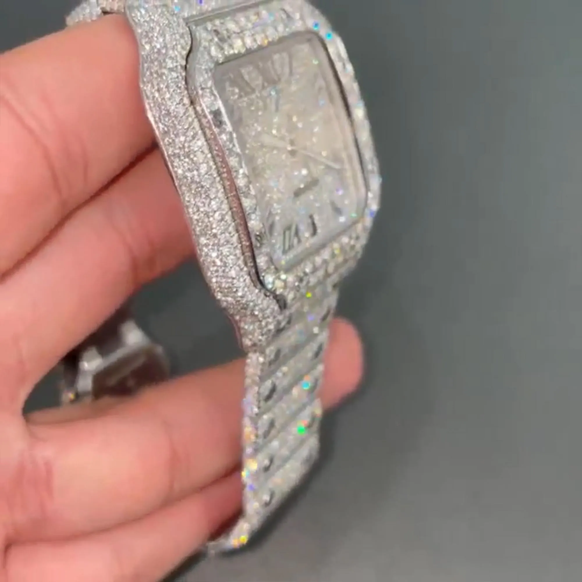 Moissanite watch | diamond watch | iced out watch