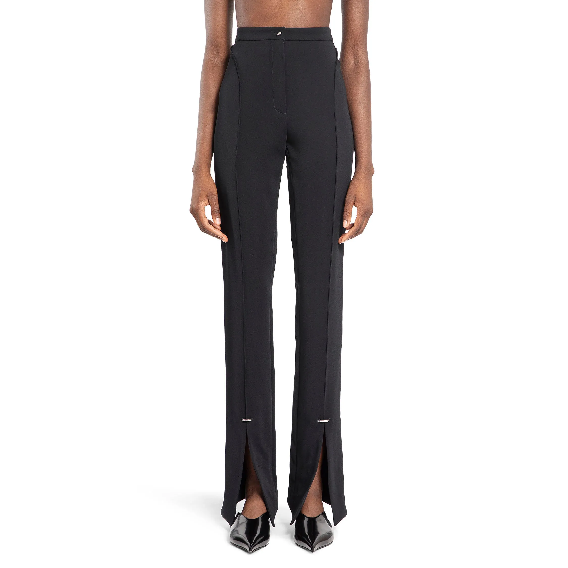 MUGLER WOMAN BLACK TROUSERS