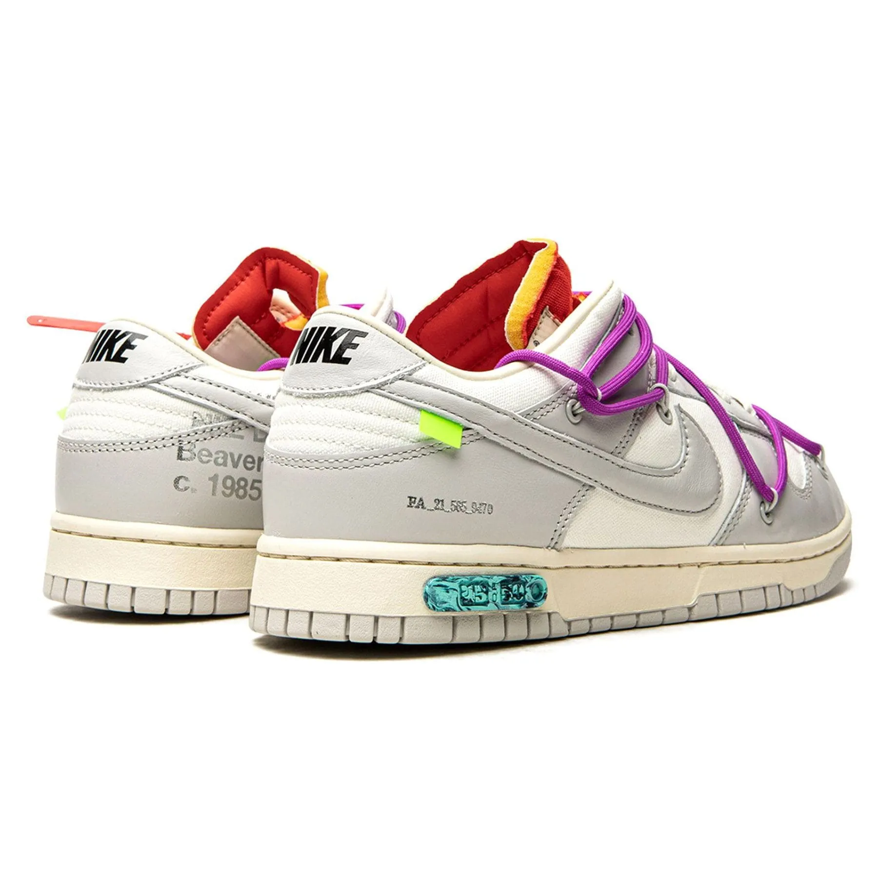 Off-White x Nike Dunk Low 'Lot 45 of 50'