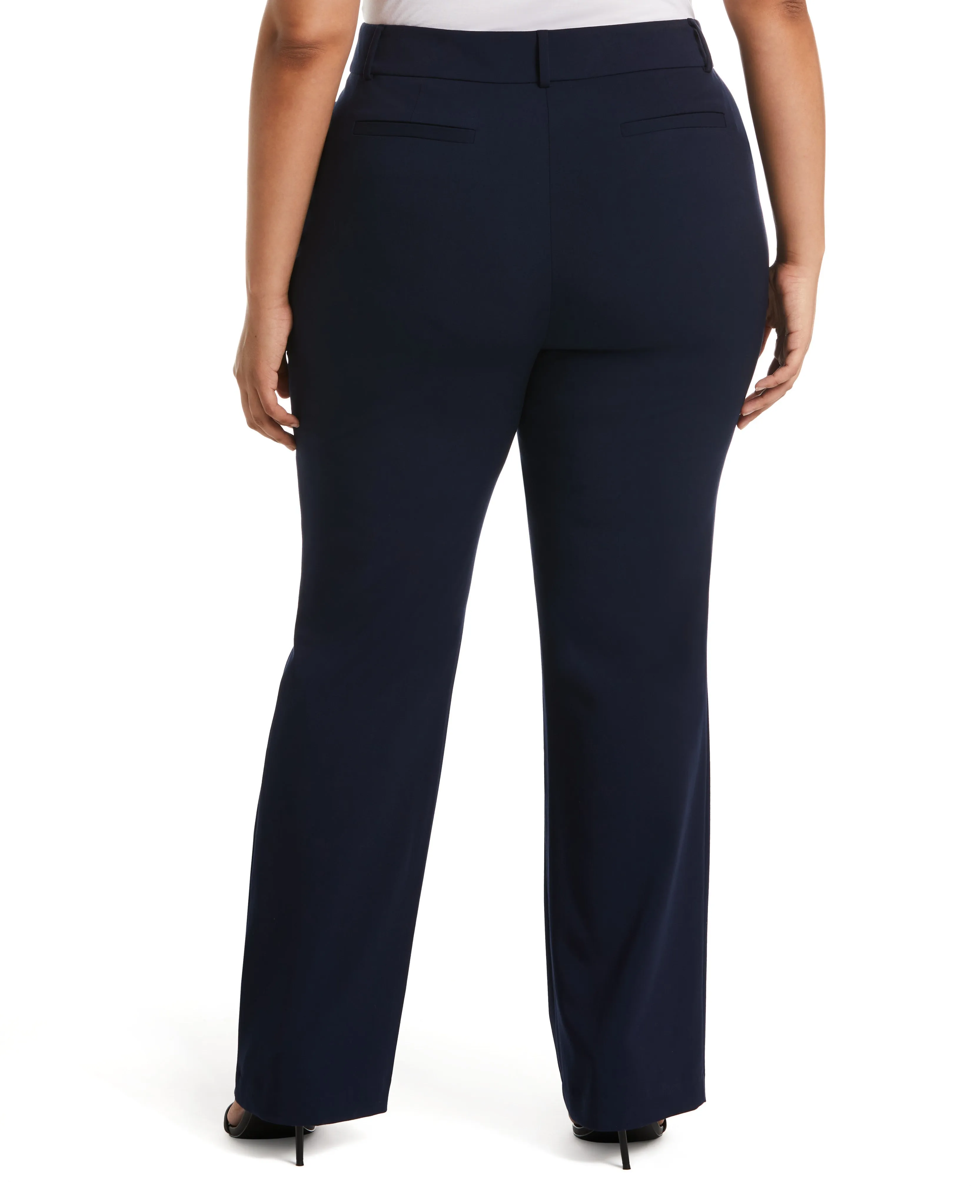 Plus Size Classic Fit Clean Boot Cut Pant