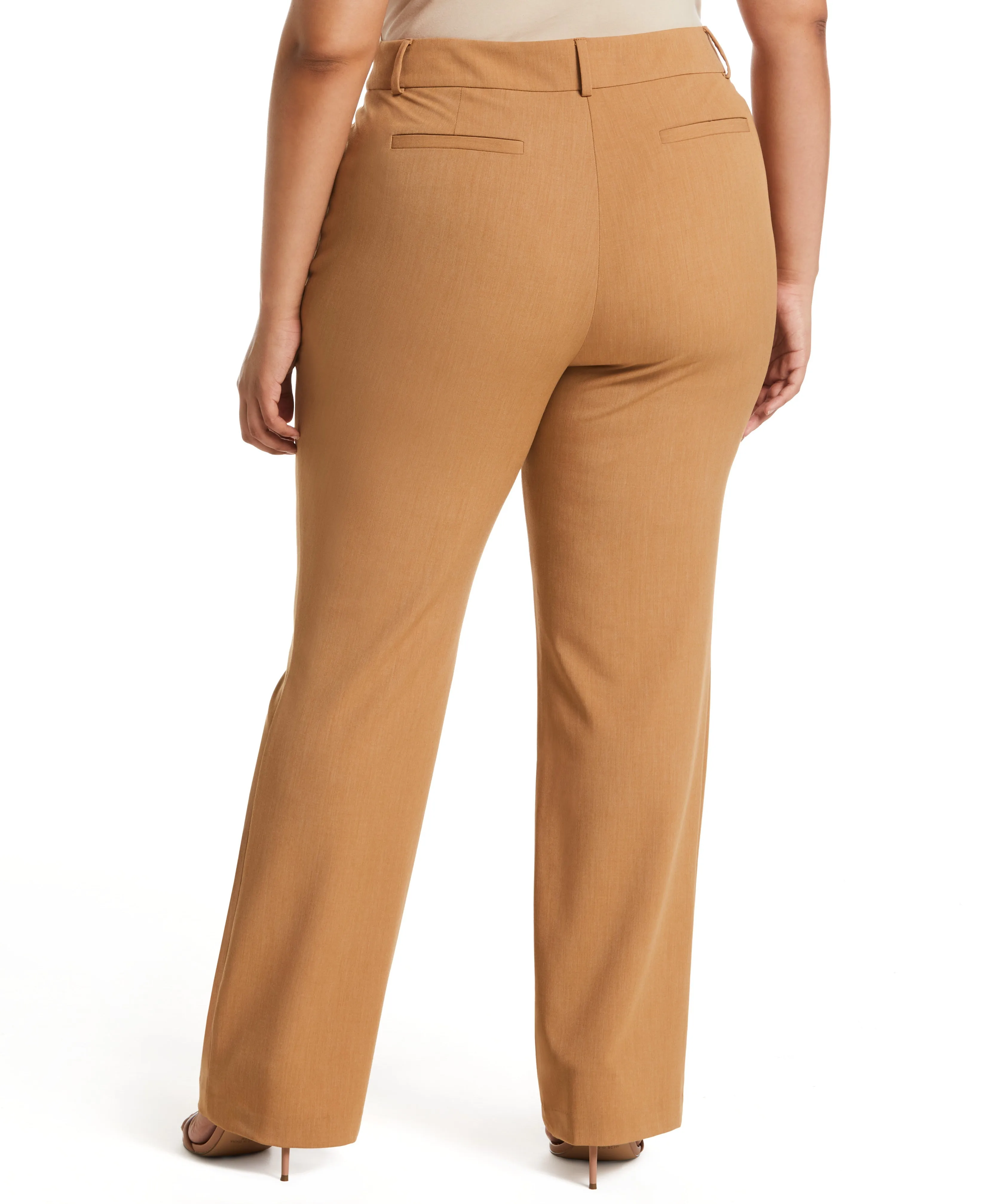 Plus Size Classic Fit Clean Boot Cut Pant