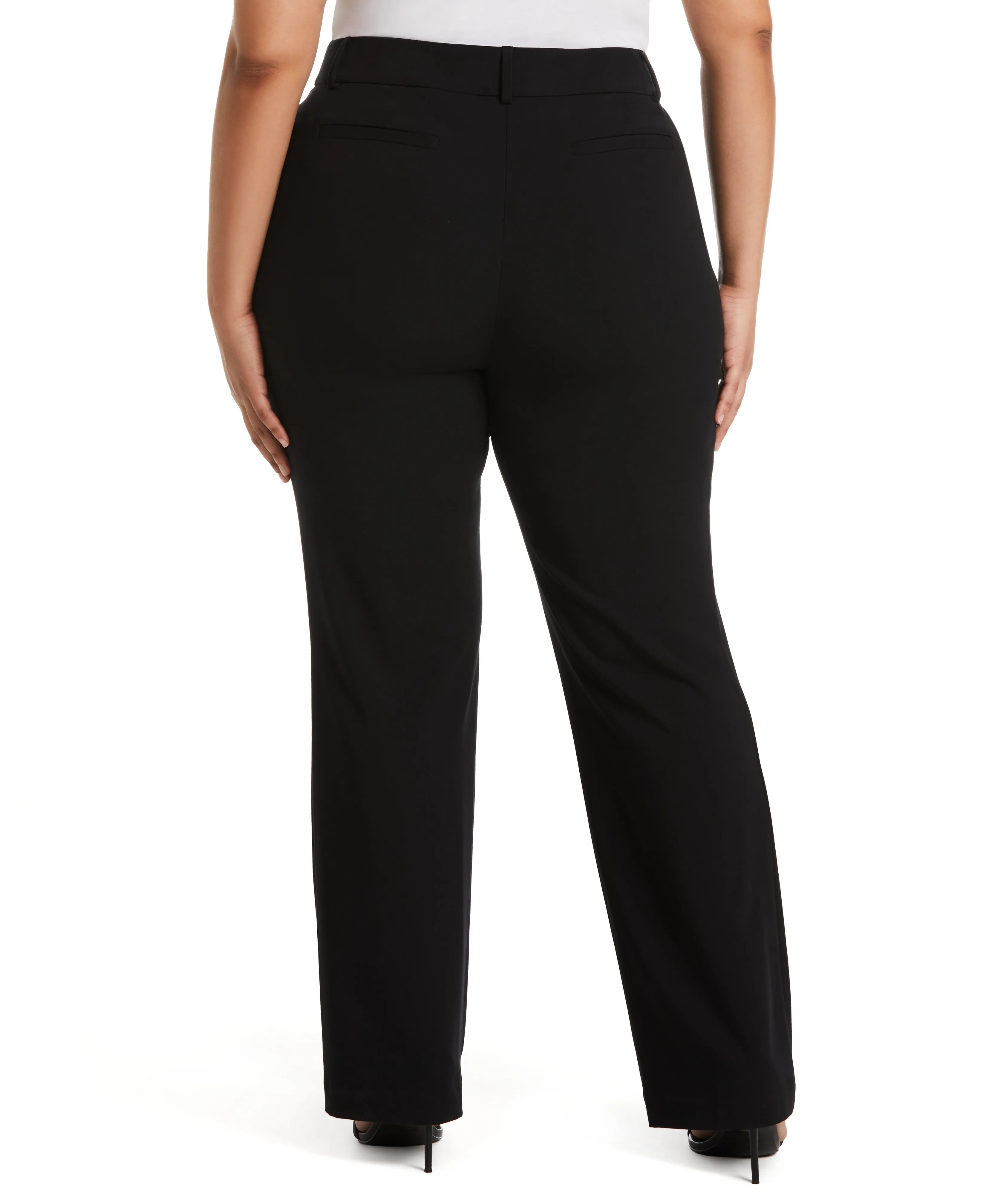 Plus Size Classic Fit Clean Boot Cut Pant