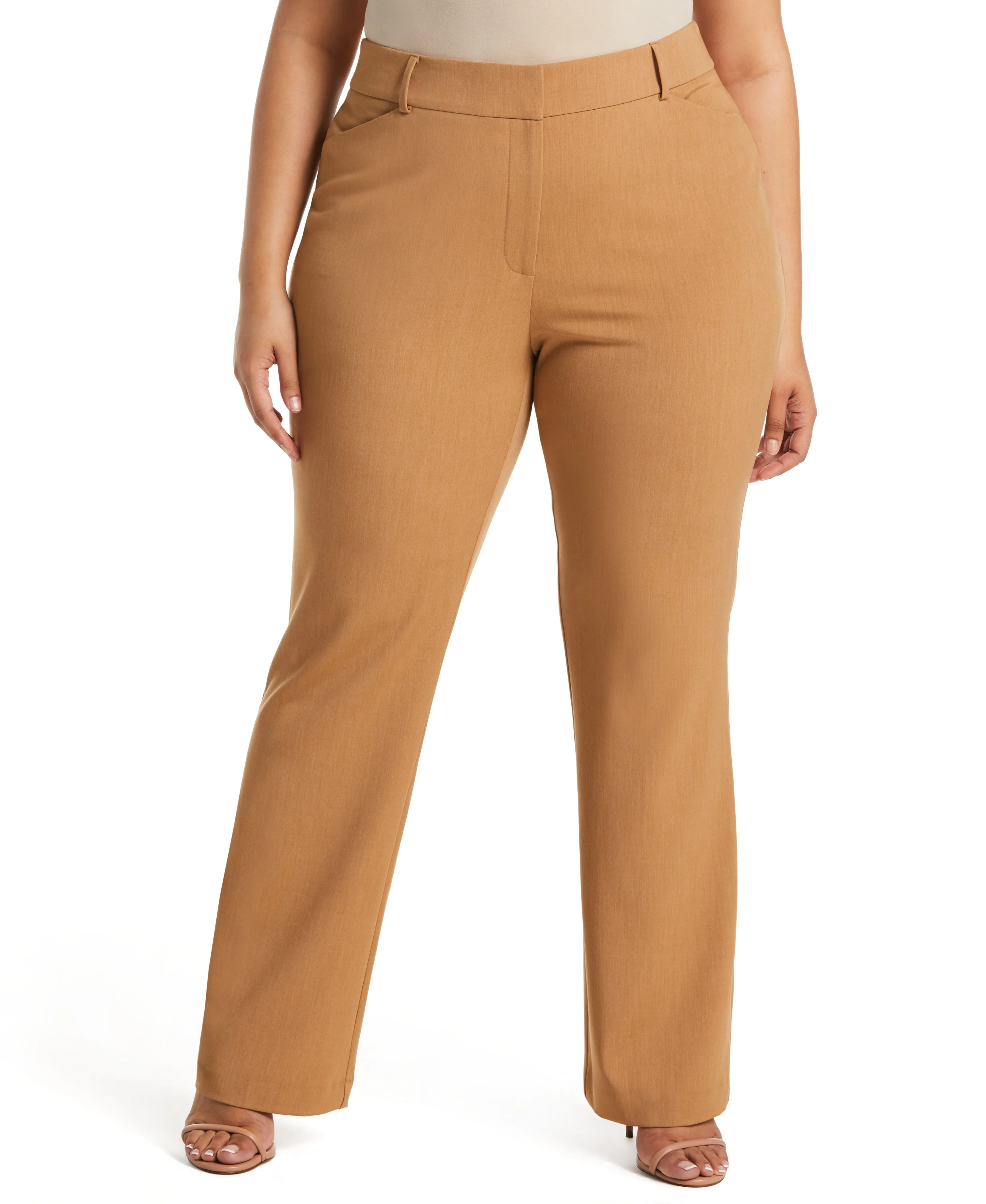 Plus Size Classic Fit Clean Boot Cut Pant