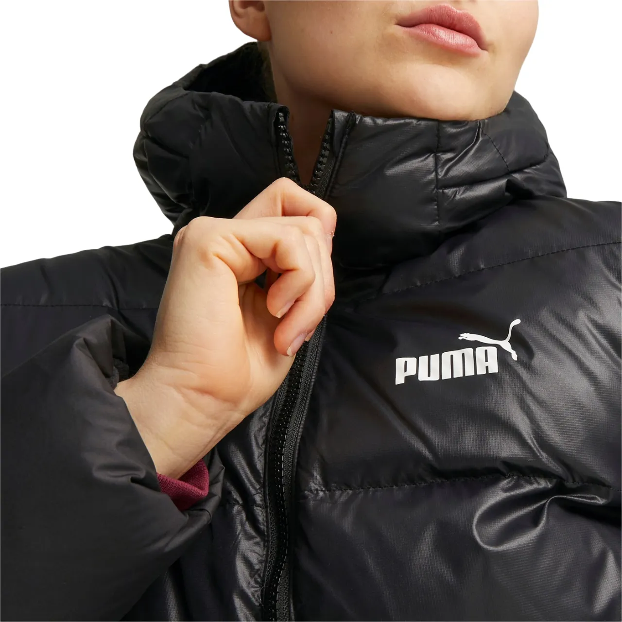 Puma Power women's hooded down jacket 675374-01 black