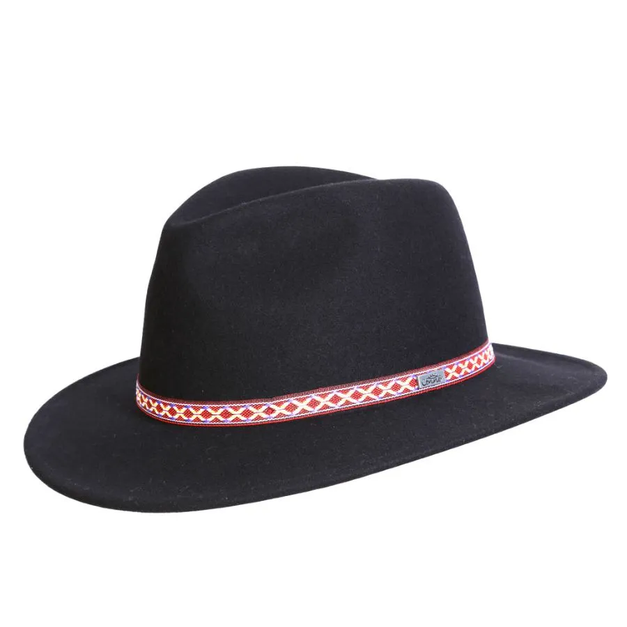 Queensland Outdoor Wool Hat Black