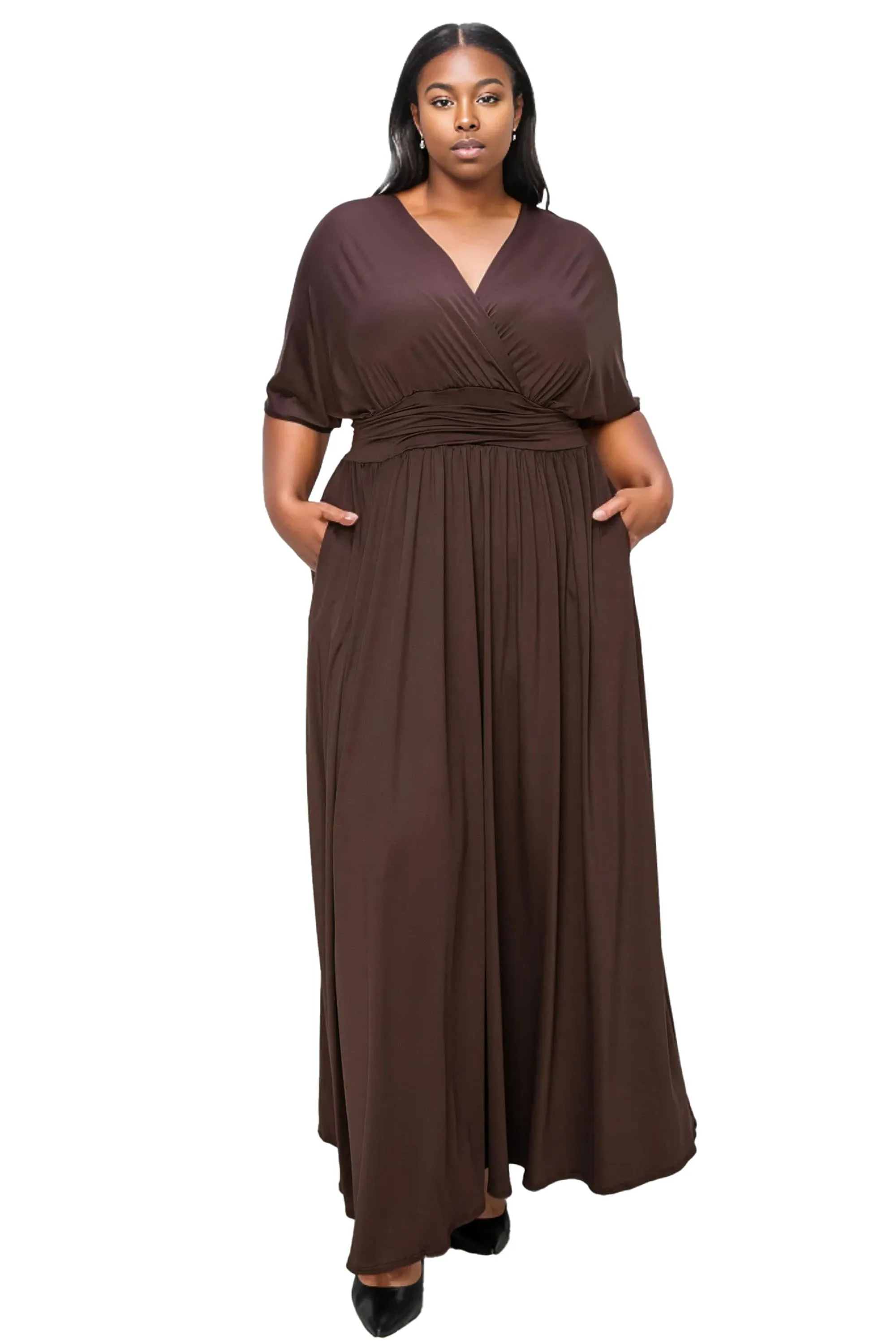 Raffi Empire Waist Pocket Maxi Dress