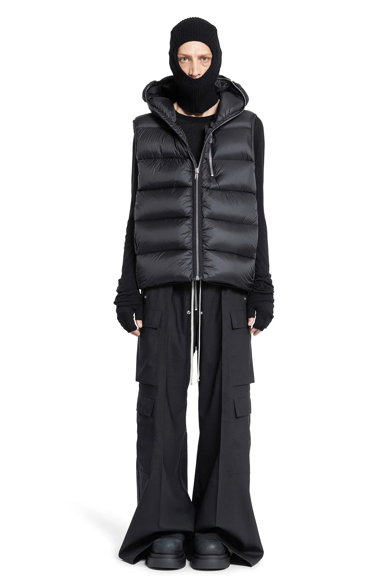 RICK OWENS MAN BLACK VESTS