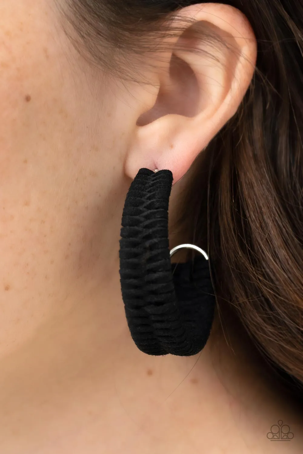 Rural Guru - Black  Paparazzi Earrings