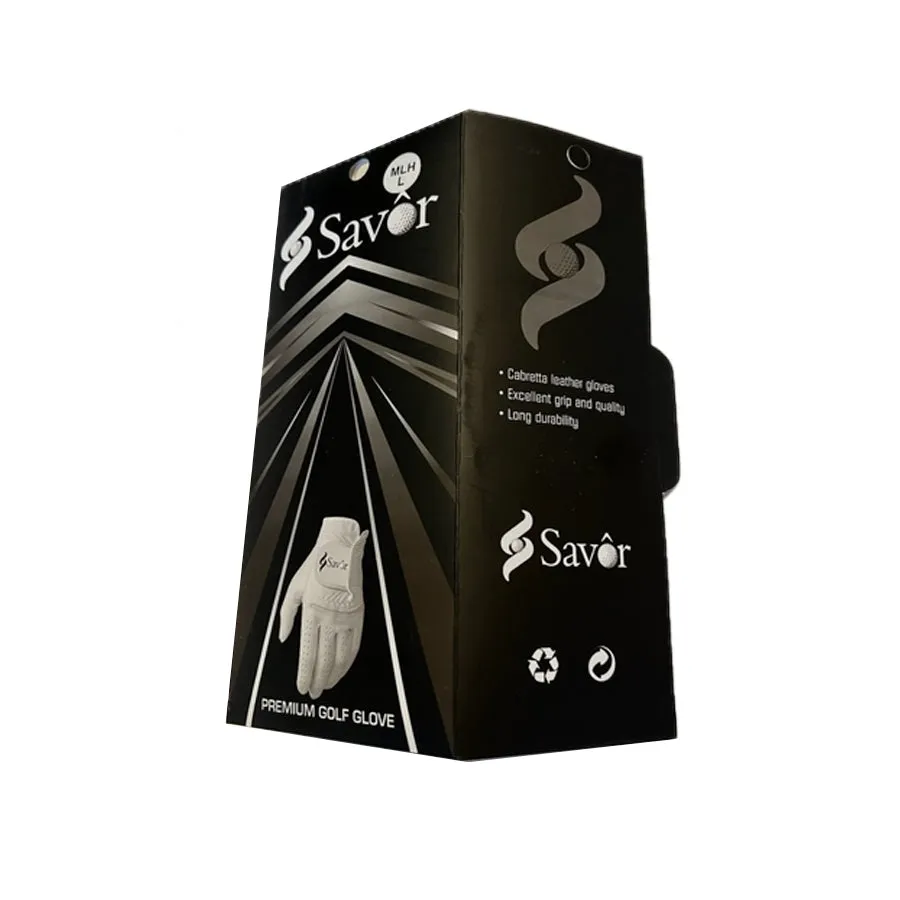 Savor 3 Pack Ladies Cabretta Golf Glove