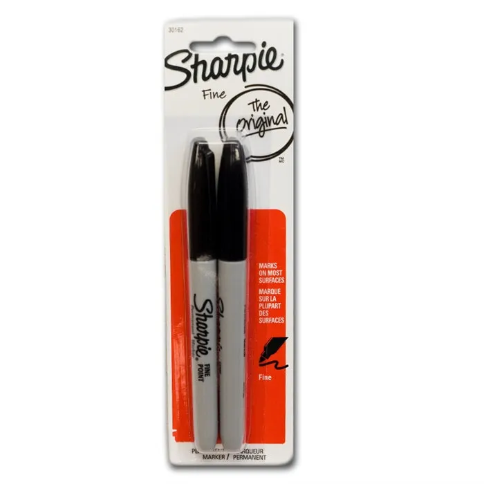 Sharpie Black Permanent Marker 2pk