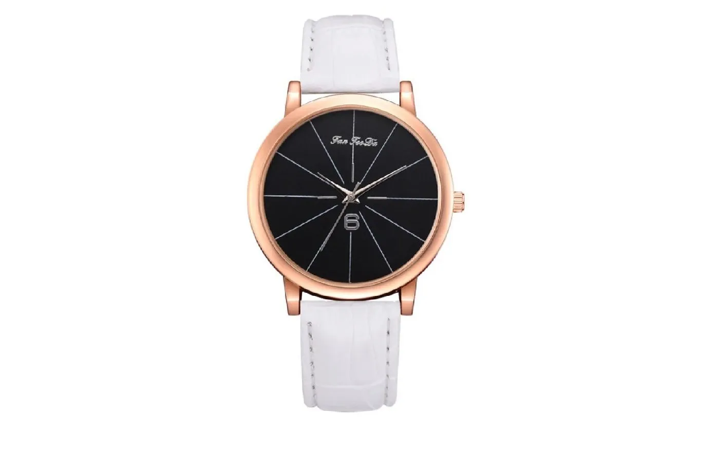 Simple Printed Quartz Luxury Leather Wristwatch