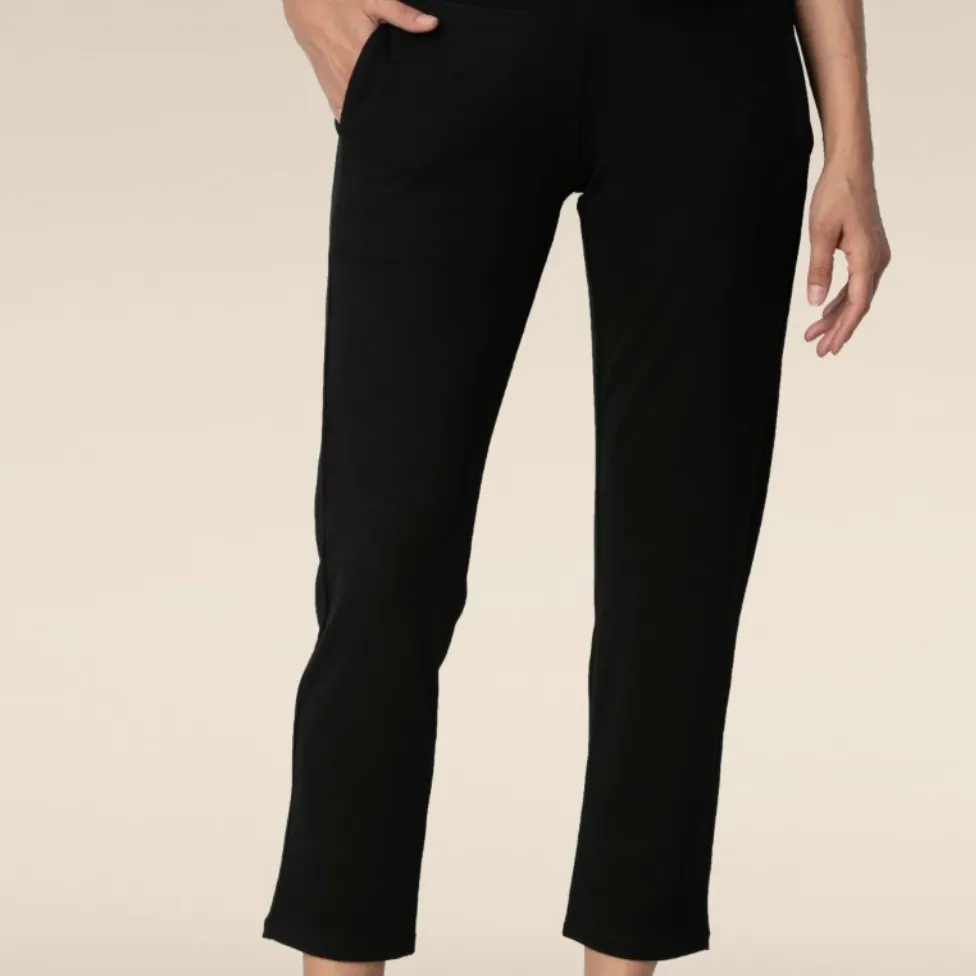 Straight Leg Pant - Black