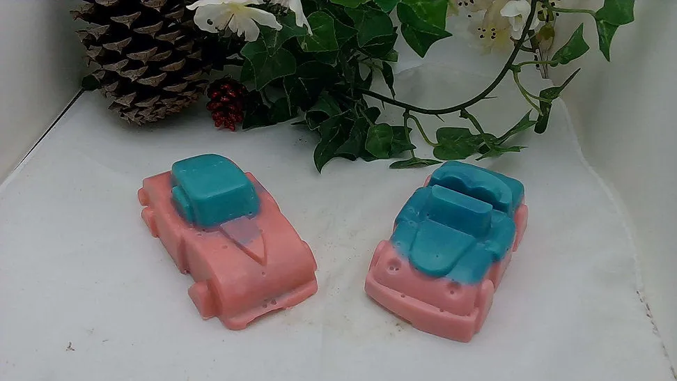 Strawberry Watermelon Cars infused in Oatmeal Soap