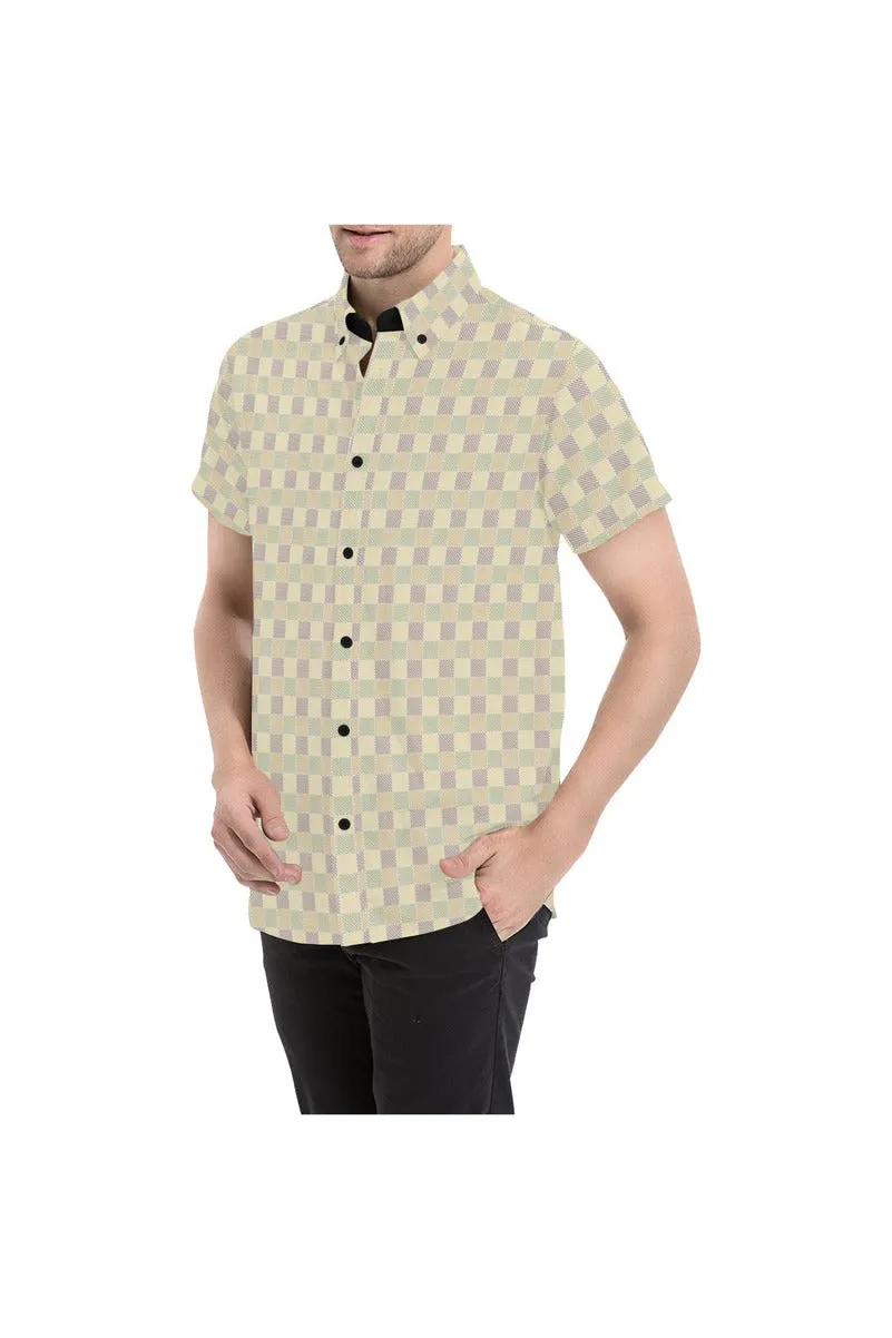 Summer Mosaic Men's All Over Print Short Sleeve Shirt (Model T53)