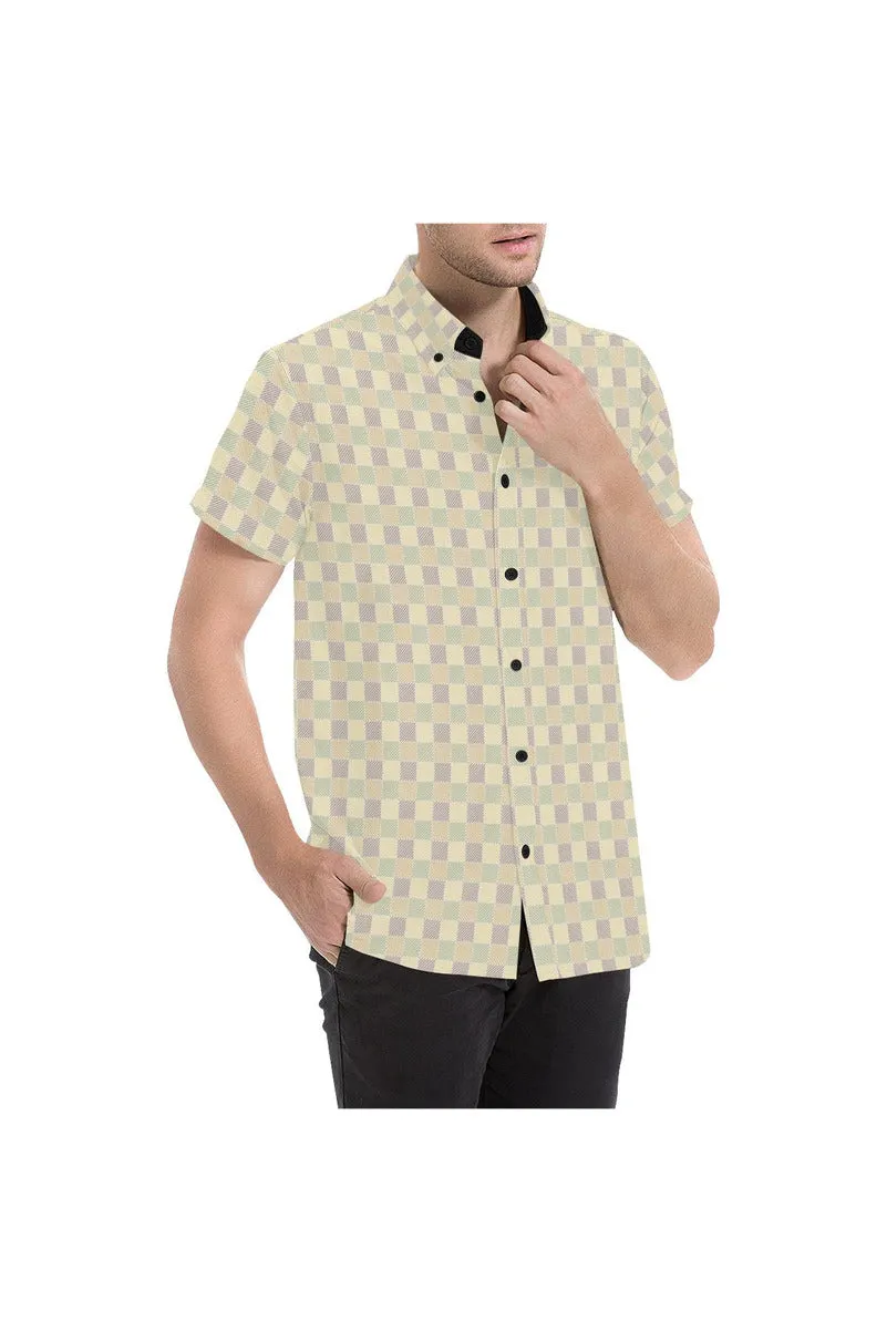 Summer Mosaic Men's All Over Print Short Sleeve Shirt (Model T53)