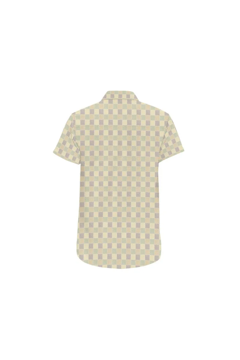 Summer Mosaic Men's All Over Print Short Sleeve Shirt (Model T53)