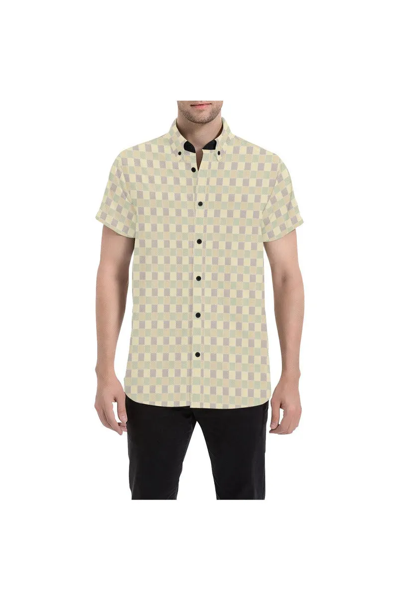 Summer Mosaic Men's All Over Print Short Sleeve Shirt (Model T53)