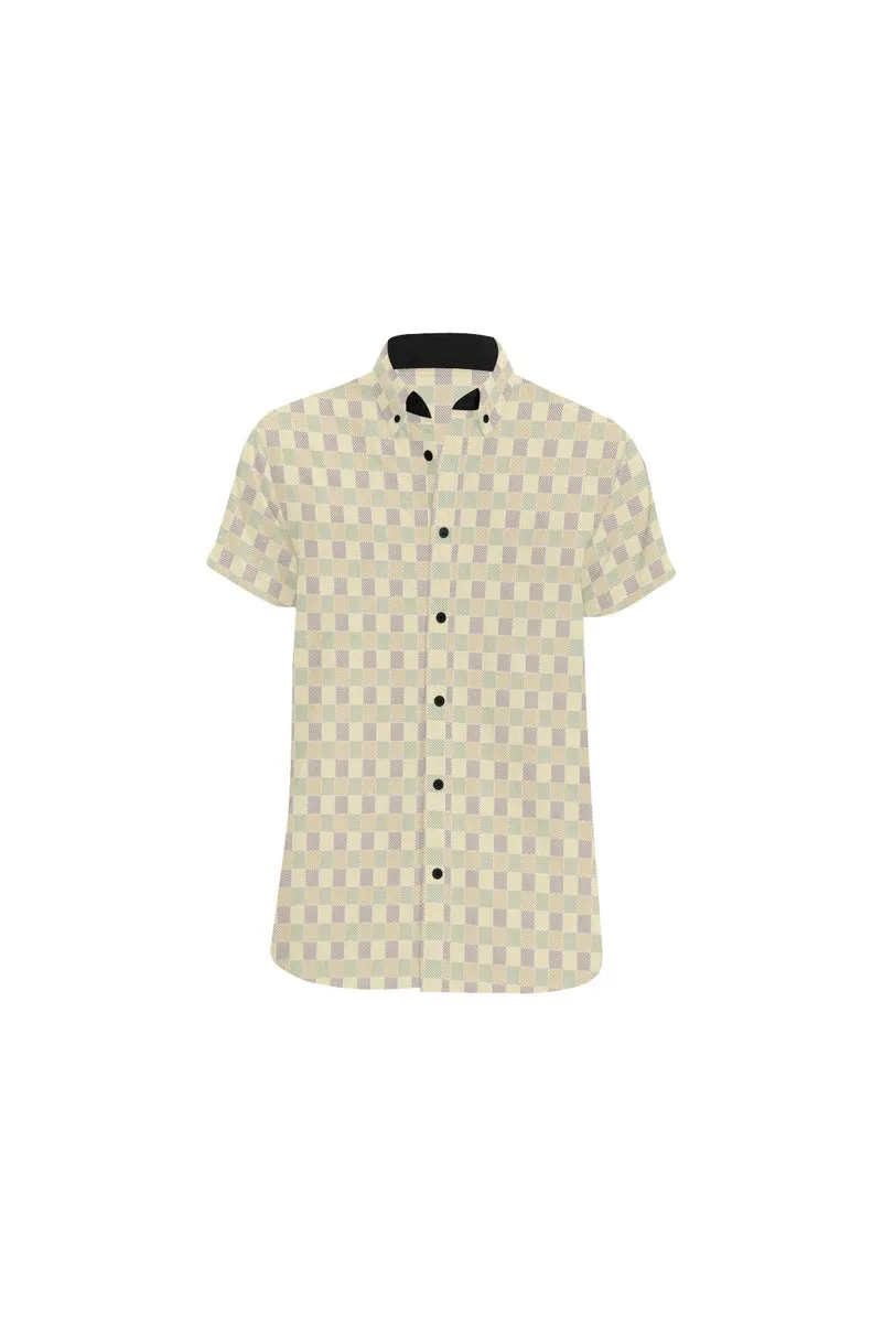 Summer Mosaic Men's All Over Print Short Sleeve Shirt (Model T53)