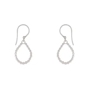 Sun Disc Hoop Earrings - Short