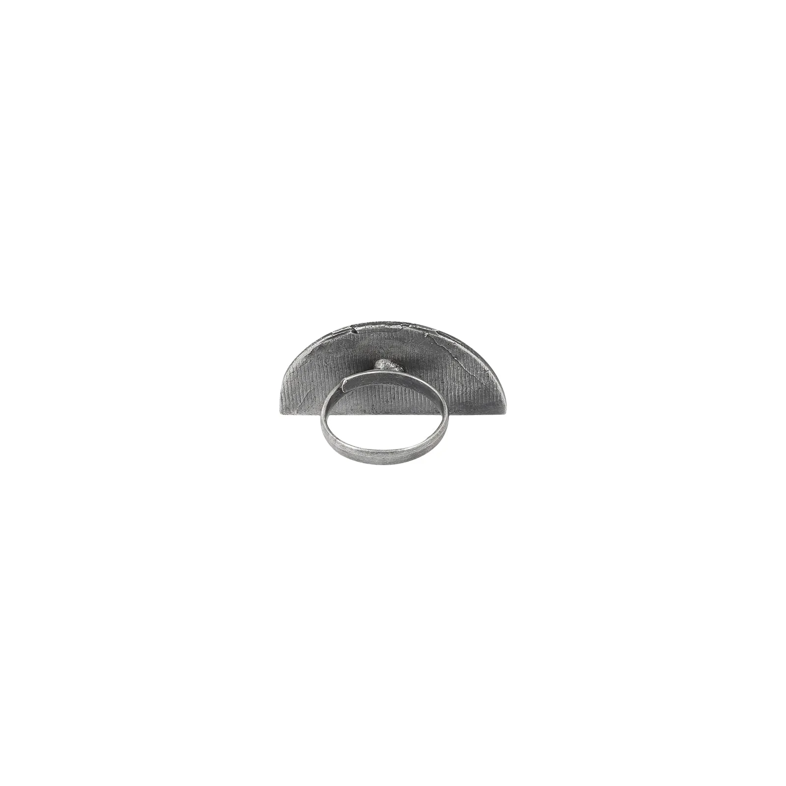 Teejh Aagam Silver Oxidised Ring