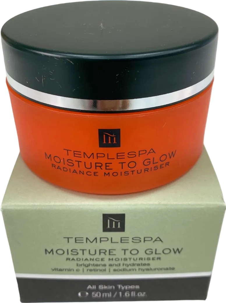 Templespa Moisture to Glow Radiance Moisturiser 50 ml