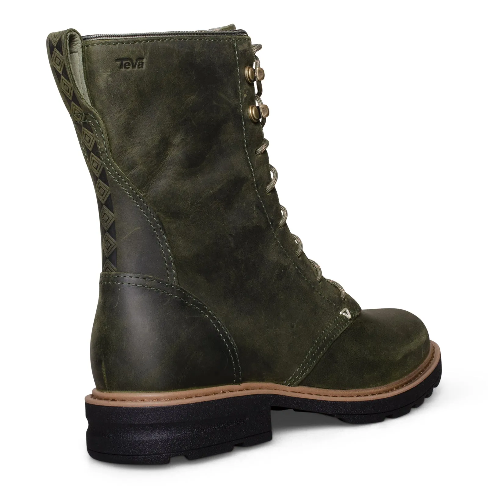 Teva Rowena Lace Olivine Boots - Women's