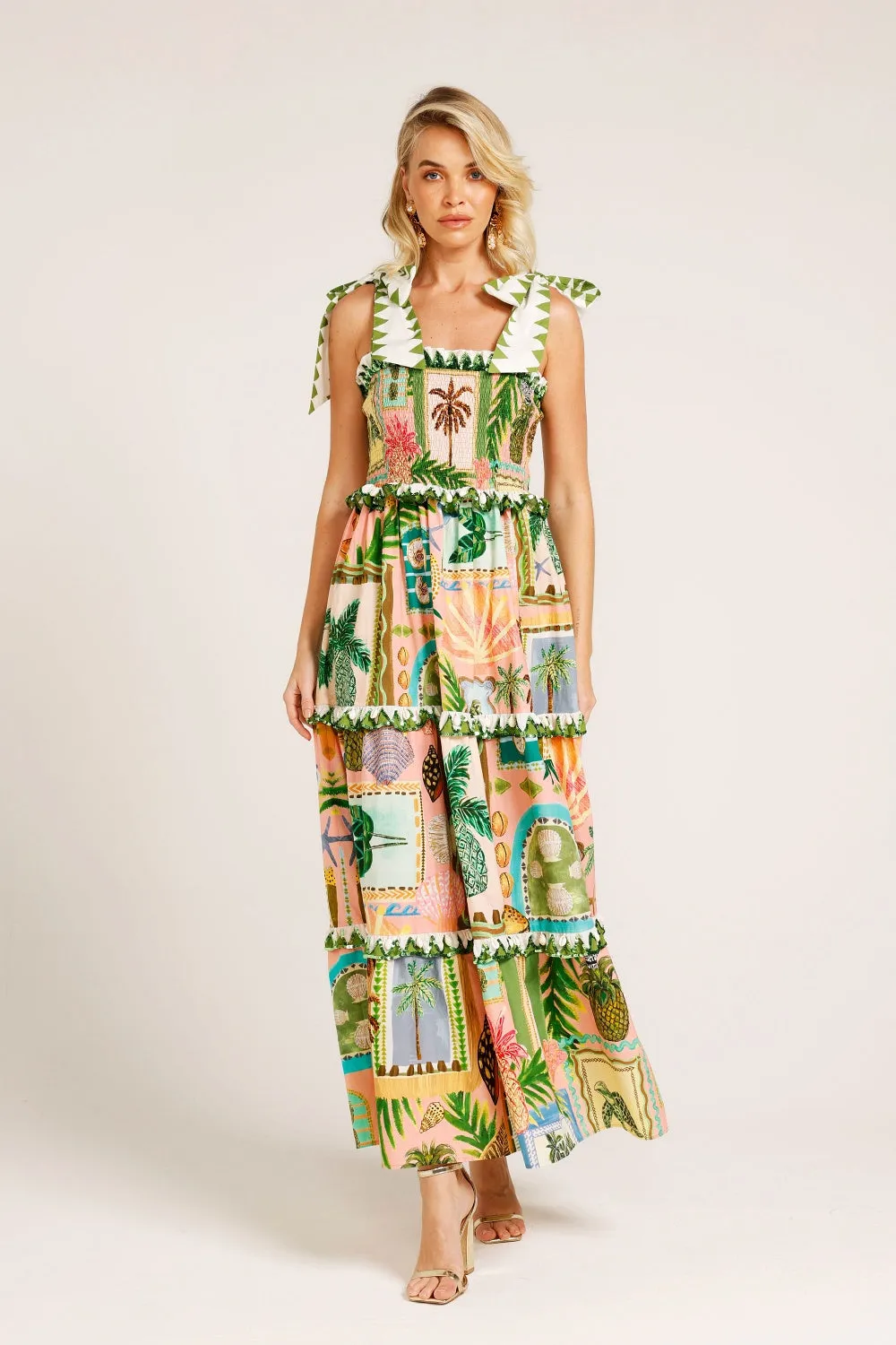 THE HANNAH TIERED MAXI DRESS