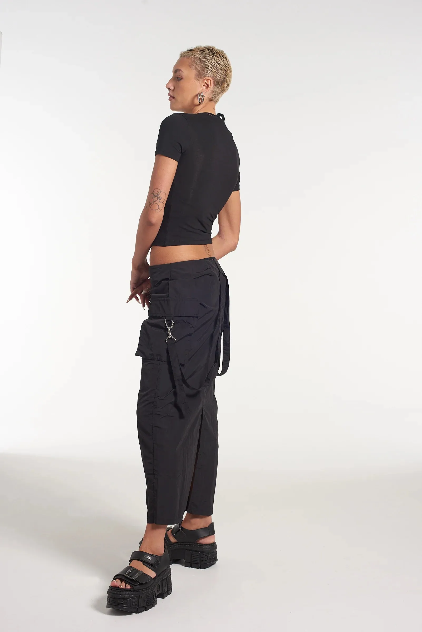 The Ragged Priest Aura Parachute Maxi Skirt