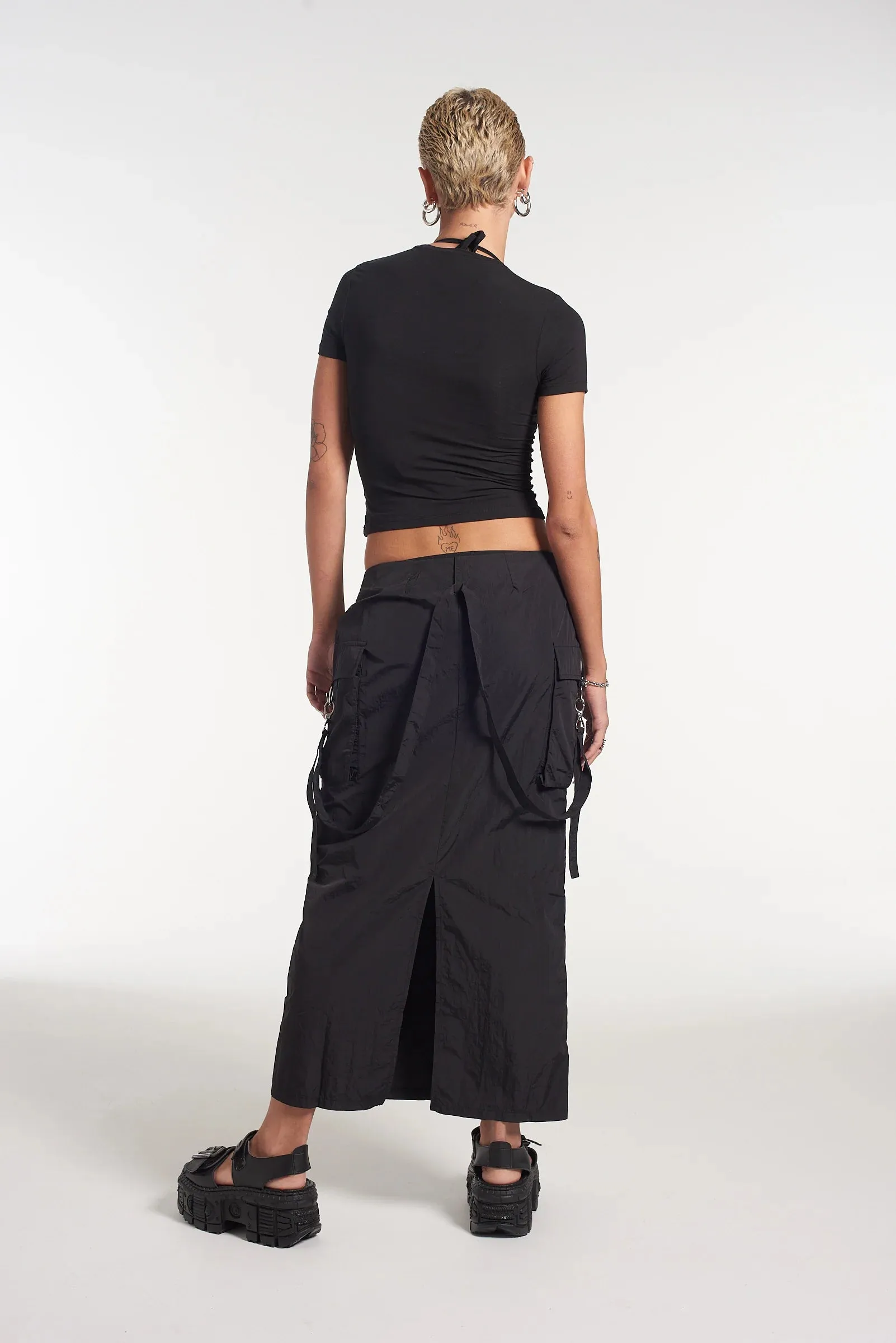 The Ragged Priest Aura Parachute Maxi Skirt