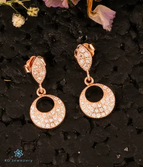 The Sparkly Silver Rosegold Earstuds