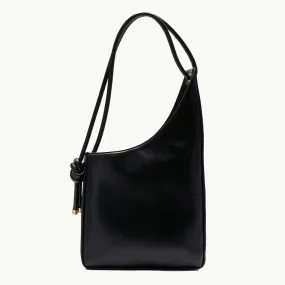 TIE KNOT BUCKET BAG BLACK