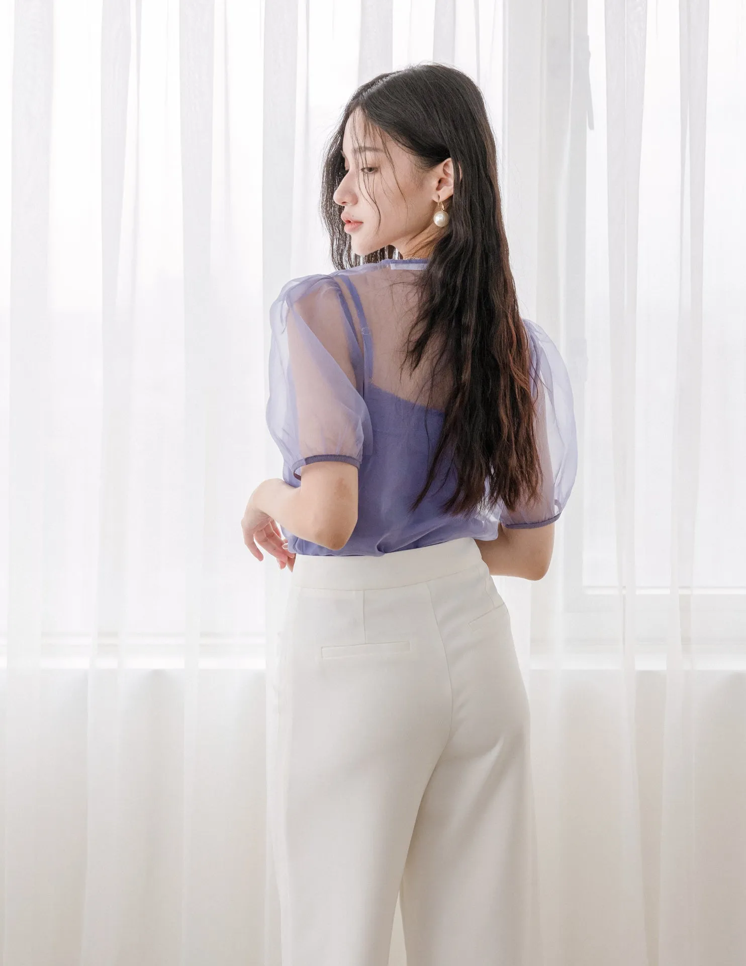 Victoria Top in Periwinkle