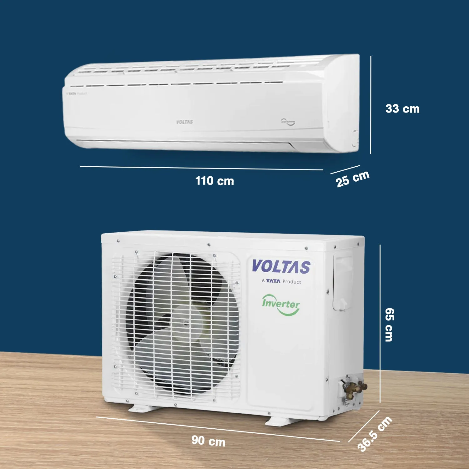 Voltas Heavy Duty Inverter Split AC, 2 Ton, 5 star - 245V Venus Plus