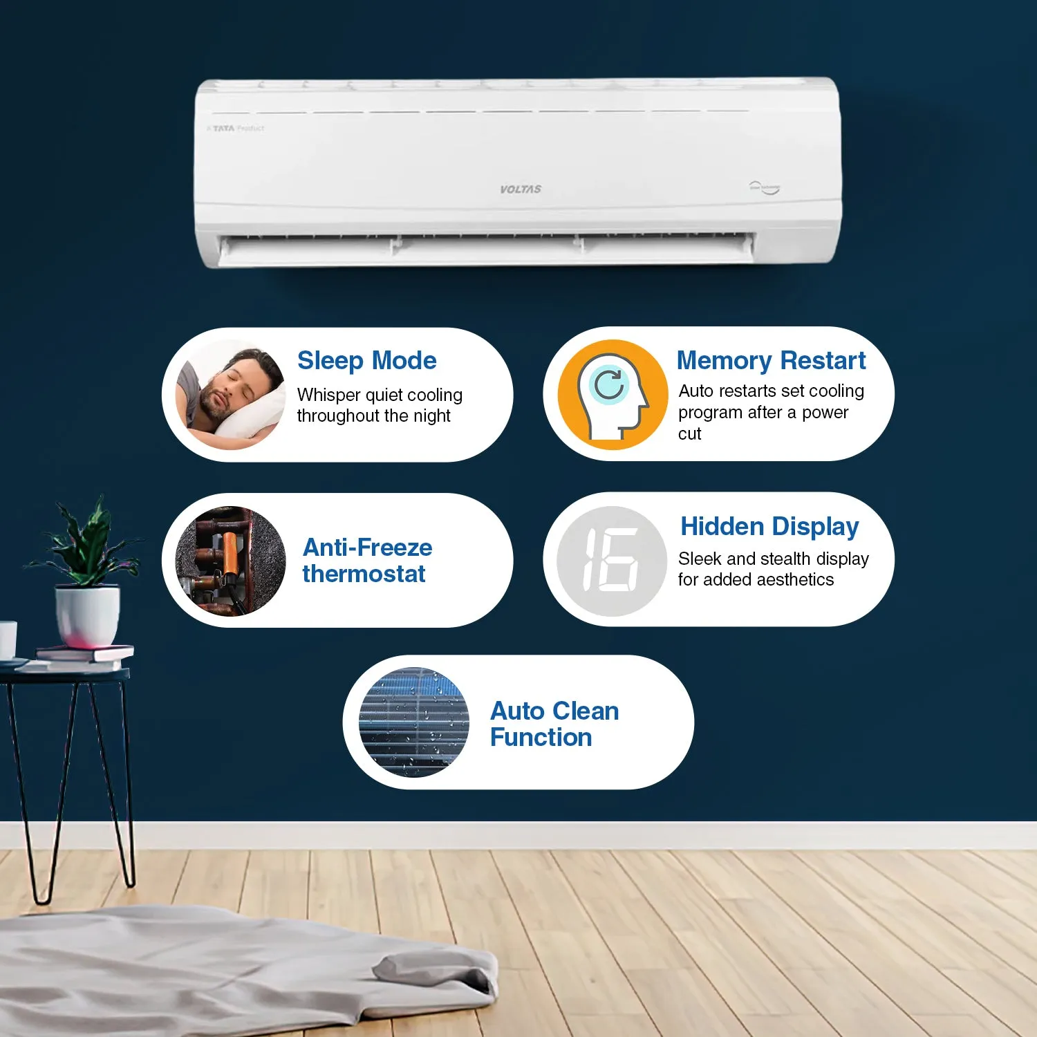 Voltas Heavy Duty Inverter Split AC, 2 Ton, 5 star - 245V Venus Plus