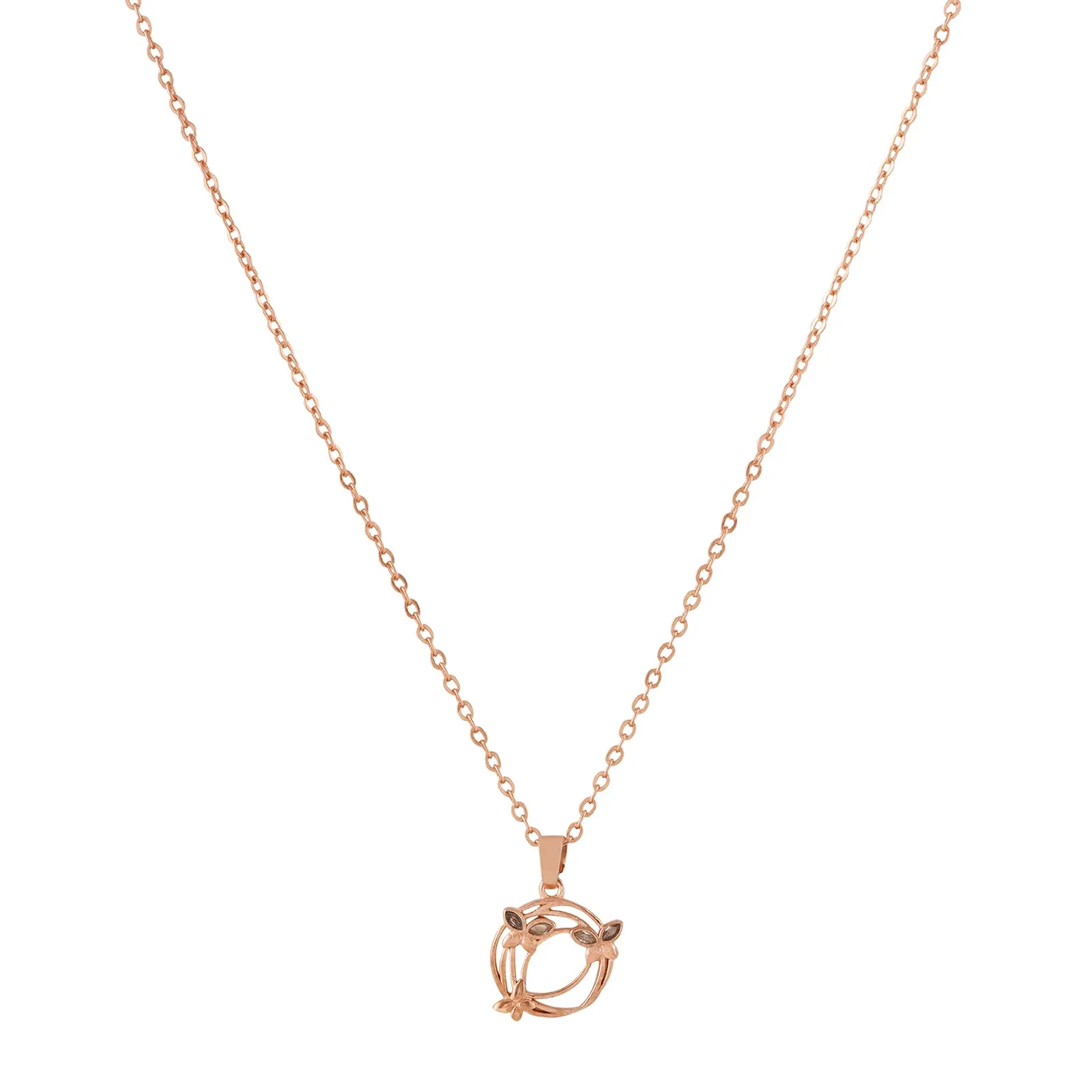 Yara Rosegold Pendant Chain