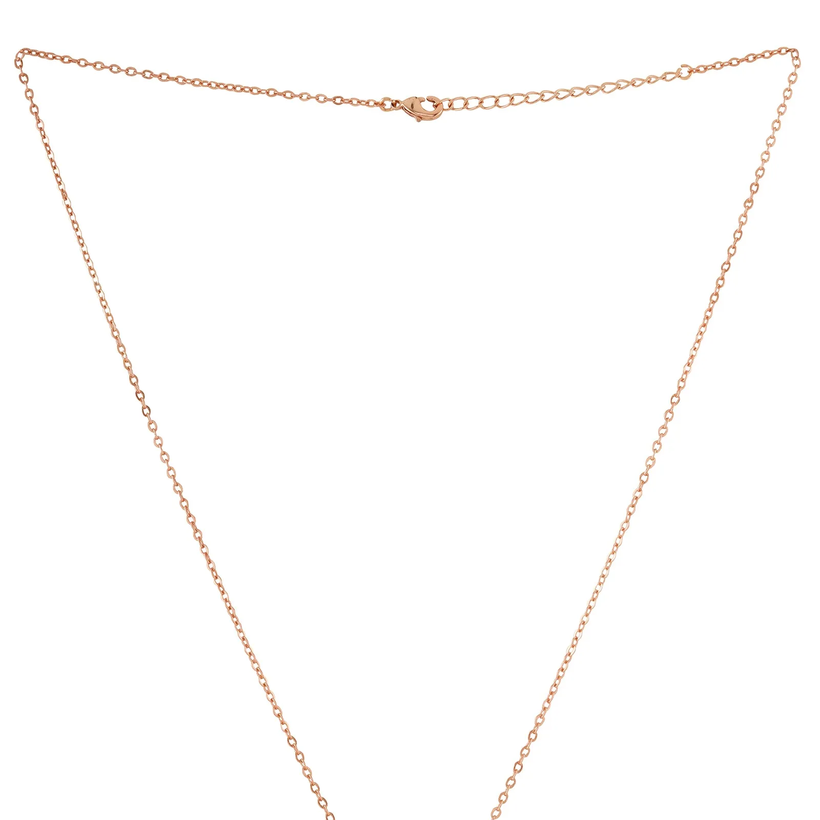 Yara Rosegold Pendant Chain